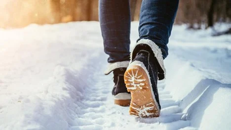 Winter footwear safety tips Burlington